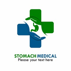 Stomach medical logo template illustration
