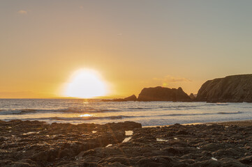 Copper Coast, landskape, cliffs, sunsets, Beach In Waterford, ireland,