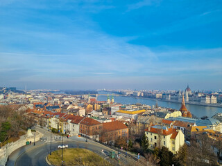 Fototapeta na wymiar Budapest city view