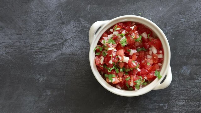 Eating Salsa with a Tortilla Chip