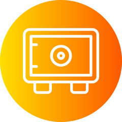 safebox gradient icon