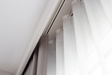 Obraz premium Curtains door or window, Room decoration interior