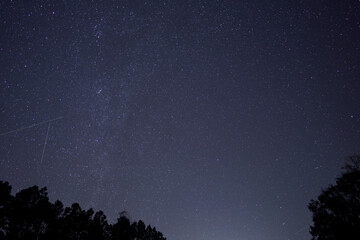 Fototapeta na wymiar Photo of a starry night sky