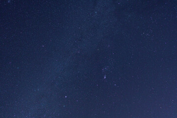 Night sky with stars stock image