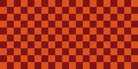 Checkered pattern background. brown and orange. Geometric ethnic pattern seamless. seamless pattern. Design for fabric, curtain, background, carpet, wallpaper, clothing, wrapping, Batik, fabric