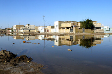 雨上がりのサマーワ　Samawah after the rain (Southern Iraq)