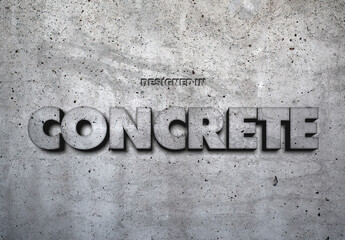 Concrete Stone Text Efffect