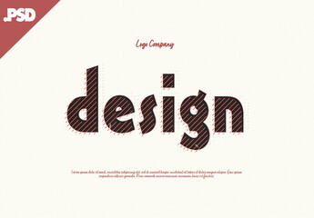 Retro Fifties Text Effect