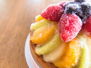 デザート　ホールケーキ　フルーツタルト