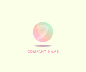 Abstract business logo. Corporate identity design elements. Network connect, integrate, grow concepts. Science technology, health and medical, market logotype. Color Vector brand icons