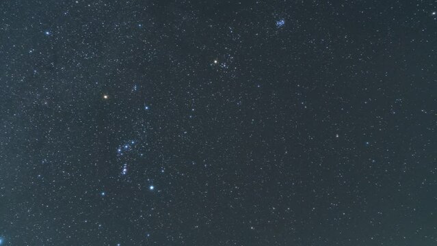オリオン座　タイムラプス
