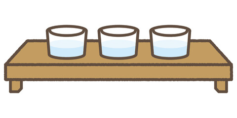 利酒　かわいいイラスト