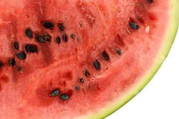 Sliced ​​watermelon isolate. Summer. Tasty