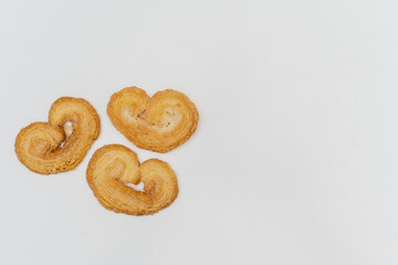 bakery product called traditional puff pastry palmerita from cordoba argentine