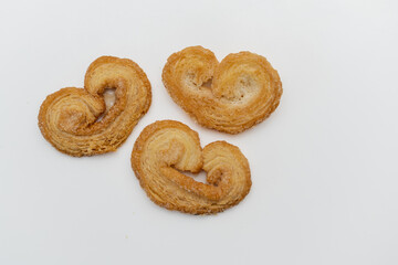 bakery product called traditional puff pastry palmerita from cordoba argentine