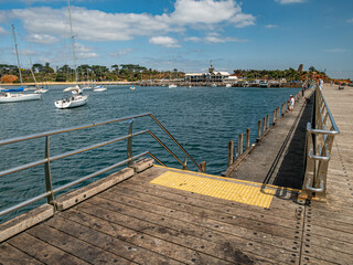 Obraz premium Pier To Yacht Club