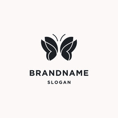 Butterfly logo icon design template 