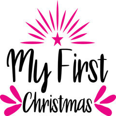 Christmas T-shirt and SVG Design 