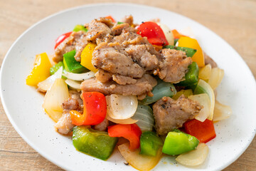 Stir Fried Pork with Black Pepper