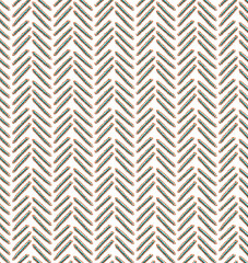 Seamless herringbone embroidery pattern design