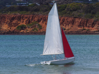 Fototapeta premium Sailing Skiff