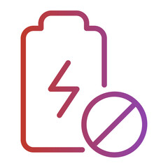 banned gradient icon