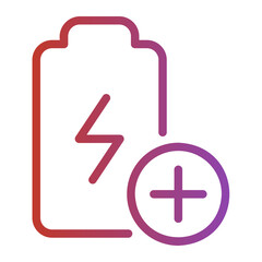charging gradient icon