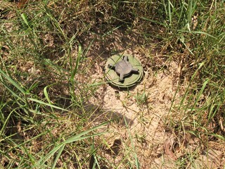 Fototapeta premium カンボジア、シェムリアップの地雷博物館。 Land mine Museum in Siem Reap, Cambodia.