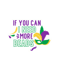 Fototapeta premium Mardi Gras SVG Bundle, Fat Tuesday Svg, Carnival Svg, Funny Mardi Gras SVG, Beads Bling Svg, king cake, Svg files for cricut, Silhouette