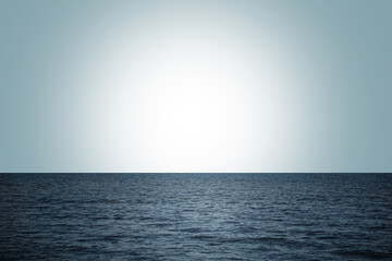 The dark blue ocean waves background.
