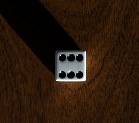 Six Sided Dice on a Table 