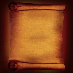 Ancient scroll on wooden background -vintage signboard background-01