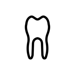 tooth icon vector design templates