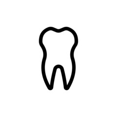 tooth icon vector design templates