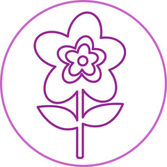 Flower Icon Sign Symbol Design