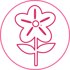 Flower Icon Sign Symbol Design