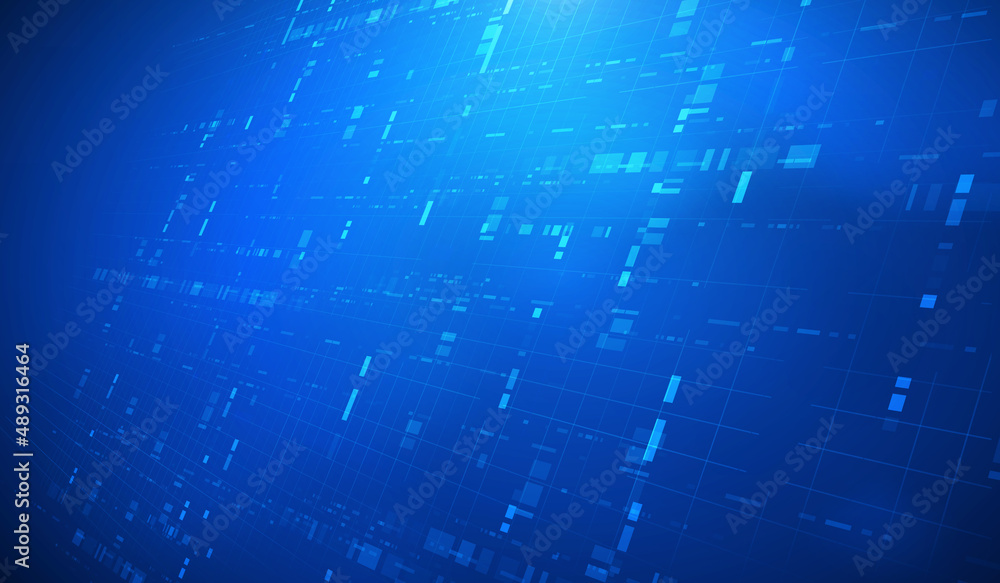 Poster abstract technology background. big data digital code. futuristic dots background. digital technolog