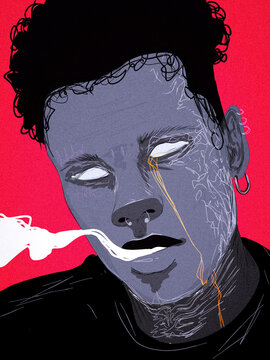 Ilustraci&oacute;n de personaje ficticio 