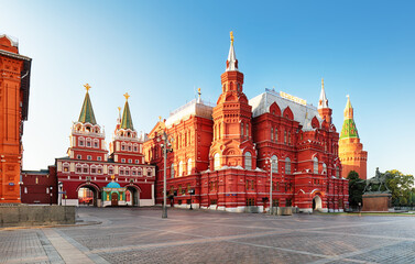 State Historical Museum at Red Square in Moscow, Russia