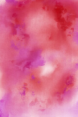 Obraz premium Watercolor Red and Pink Texture Background Paper