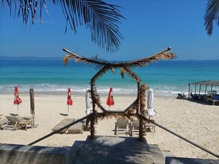 tropical beach resort