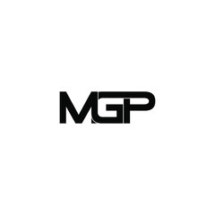 Fototapeta premium mgp letter original monogram logo design