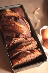 cake poire et chocolat