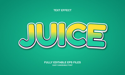 juice editable text effect