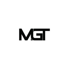 mgt letter original monogram logo design