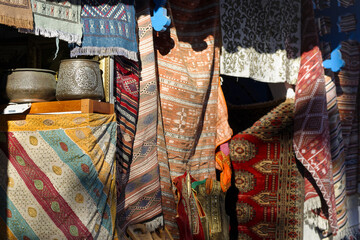 Boutique de tapis en Tunisie