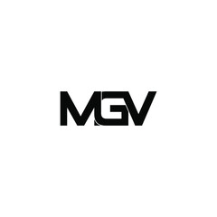 mgv letter original monogram logo design