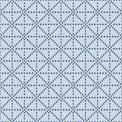 Japanese Square Diamond Dot Vector Seamless Pattern