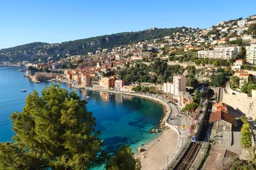 Photo sur Plexiglas Villefranche-sur-Mer, Côte d’Azur Vue de Villefranche-sur-Mer près de Nice
