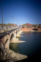 River bridge on Garonne Toulouse